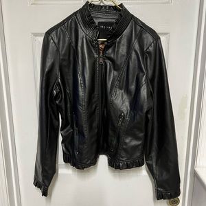 Therapy Lane Crawford Jacket Black Faux Leather XL
